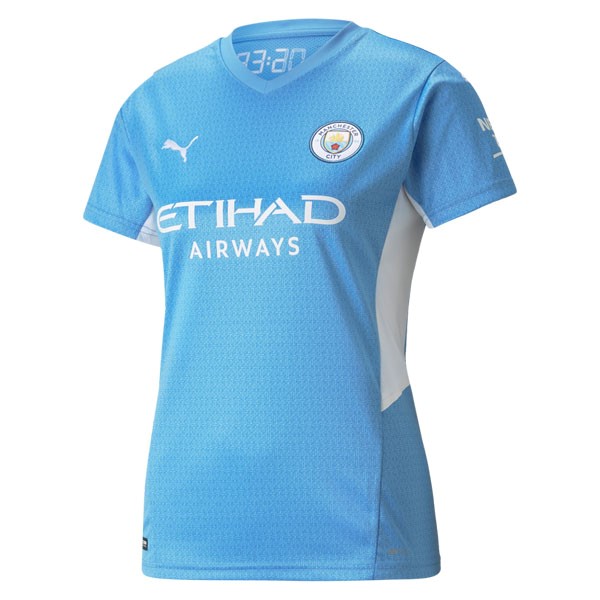 Heimtrikot Manchester City Damen 2021-2022 Günstige Fußballtrikots